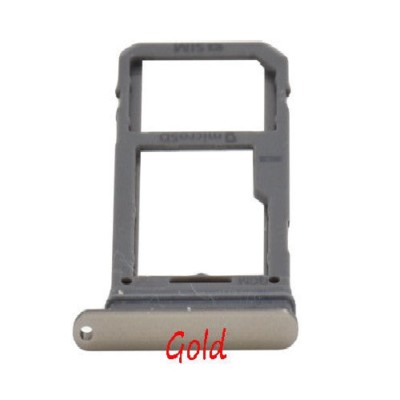 Gold Sim Card Tray and MicroSD Card Tray for Samsung Galaxy S8 G950/S8 Plus S8+