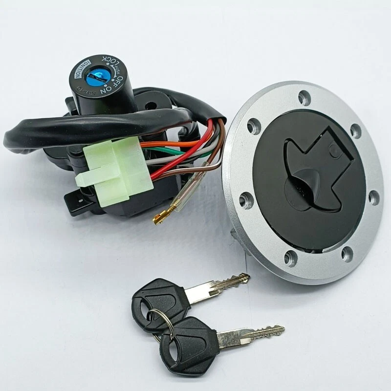 Ignition Switch Fuel Gas Cap Key For Kawasaki Ninja ZX-7R (ZX750) 2000-2001 - Imagem 4 de 4