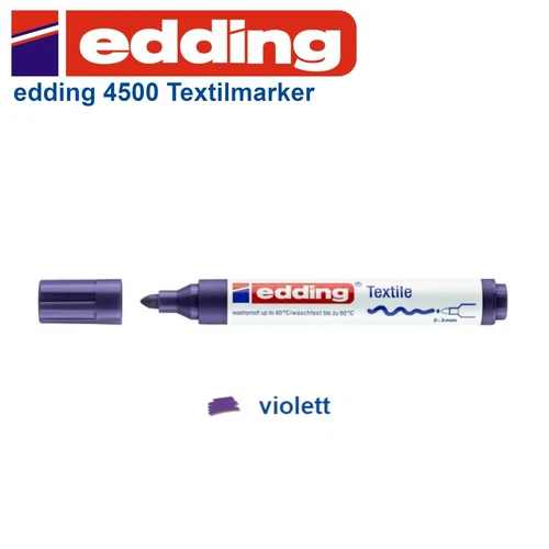 Edding 4500 Textilmarker Textil Marker Stift T-Shirt Stoff - Bild 11 von 17