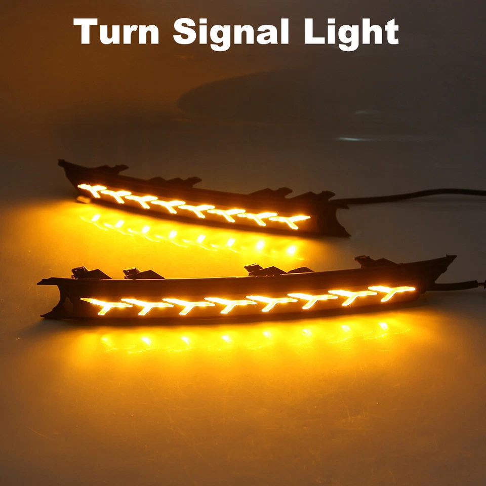 Luz de circulación diurna LED DRL lámpara de día antiniebla con giro para Mazda CX-5 CX5 2017-2021 Foto 3 de 4