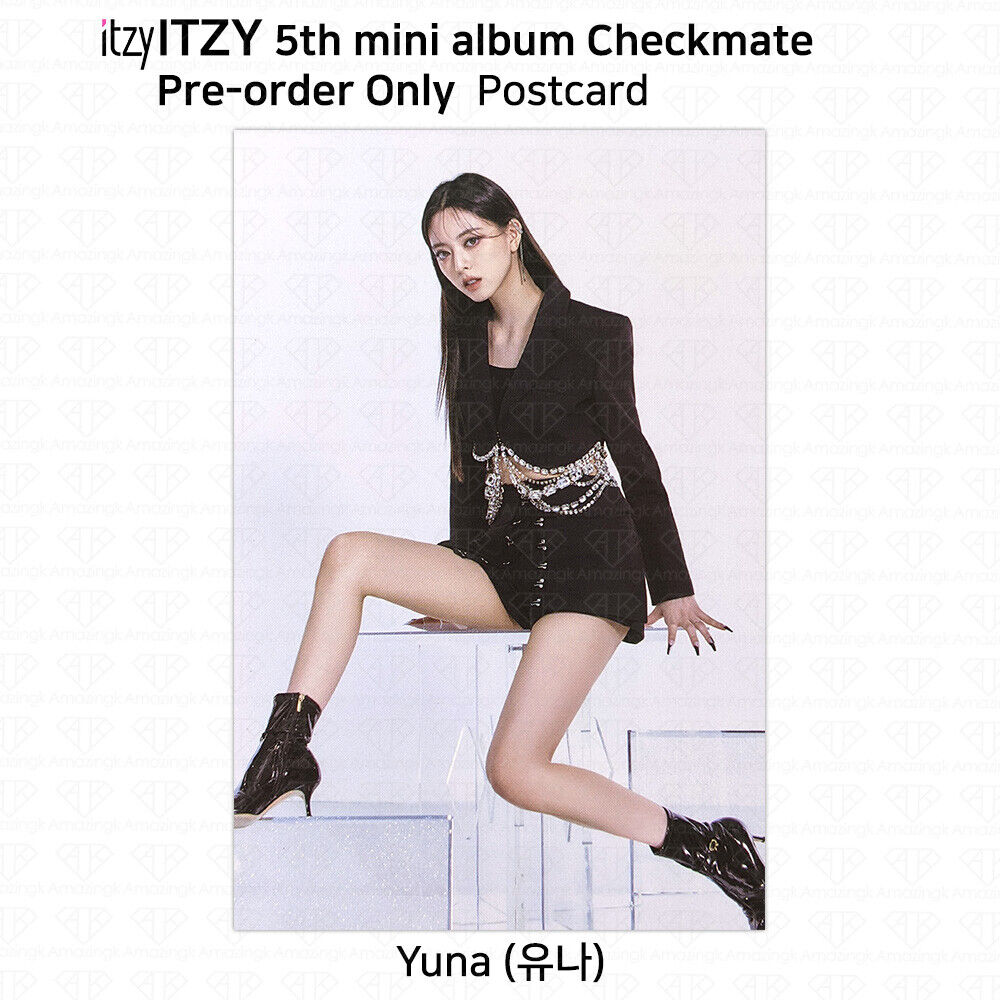 Yuna - Official Poster ITZY Mini Album Checkmate Kpop