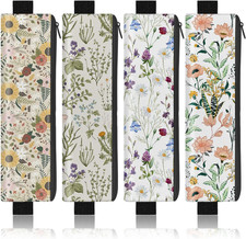 4 Pack Elastic Pen Holder for Notebook, Prints Pen Pouch with Elastic Band an...