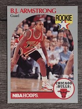 1990-91 Hoops #60 B.J. Armstrong RC