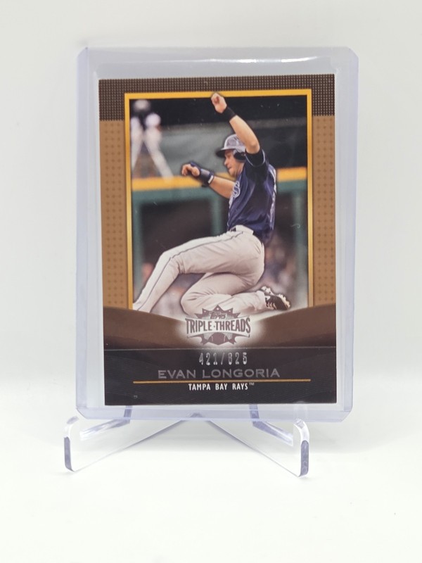 2011 Topps Triple Threads #23 Evan Longoria Tampa Bay Rays /625