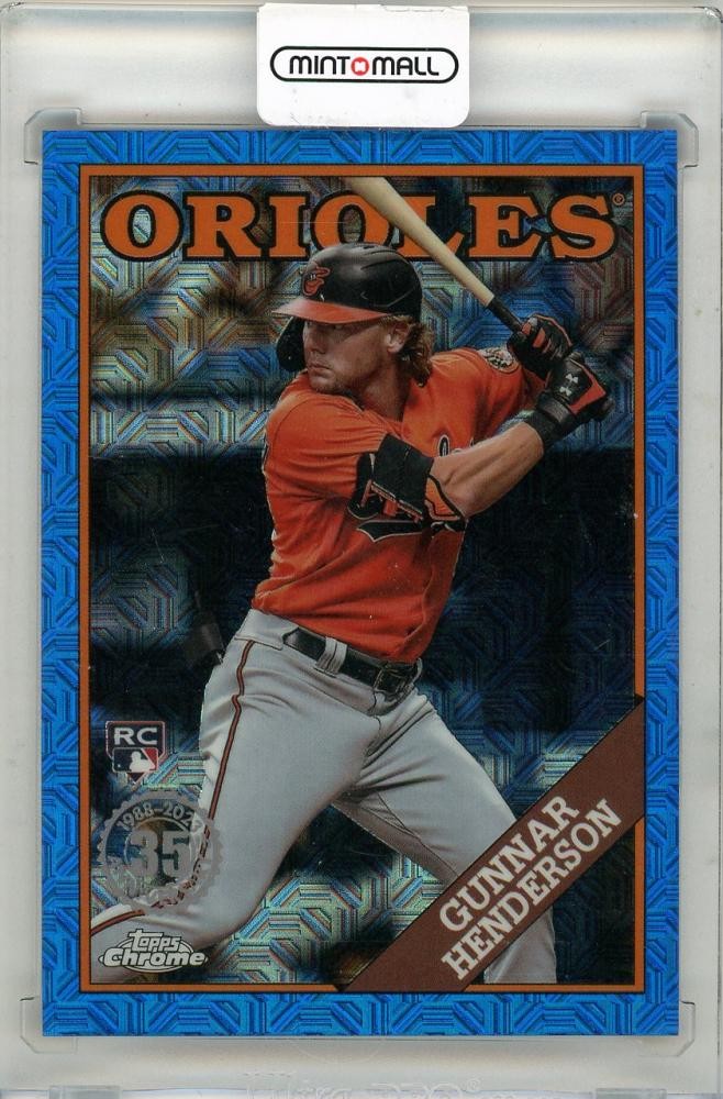 2023 Topps Update Gunnar Henderson Silver Pack Mojo / Blue / Rc 006/150