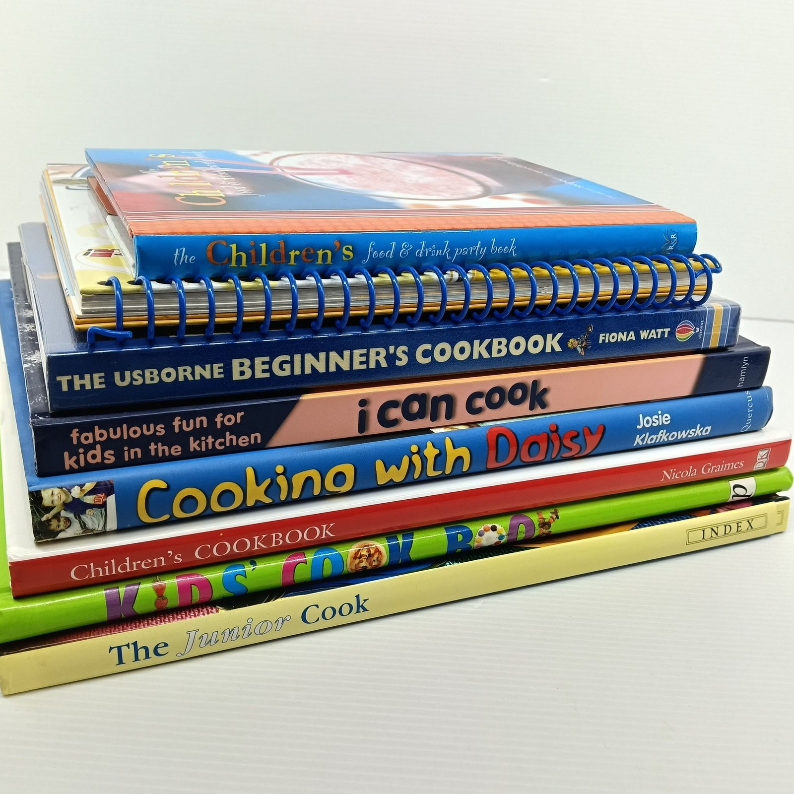8x Children’s Beginners Cookbooks Cooking with Daisy I Can Cook Lazy Town