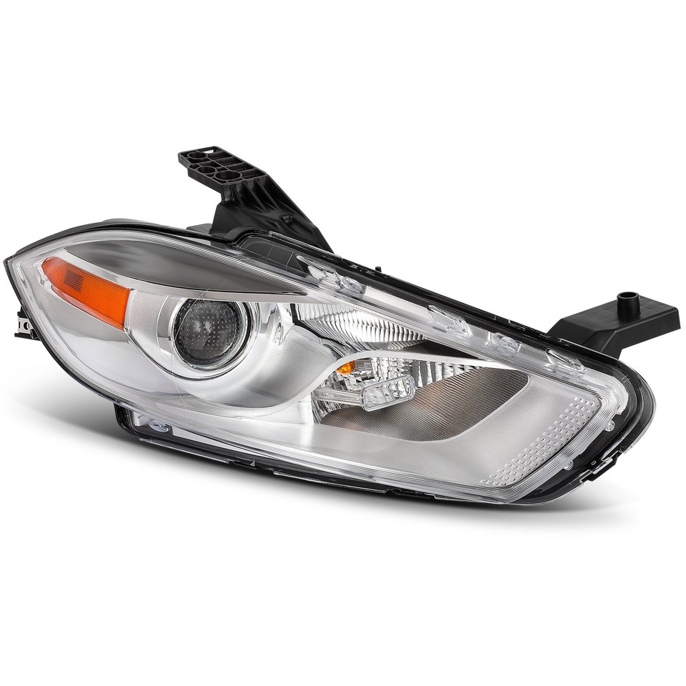 Rear Right Side Headlight Assembly For 2013-2016 Dodge Dart Chrome w ...