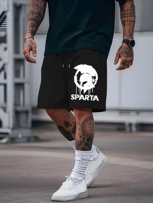 Sparta Herren Sweatshort Streetwear Fashion kurze Hose 100% Baumwolle Heavy