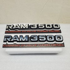 Oem 1998-2002 Dodge Ram 3500 Cummins 24 Valve Turbo Diesel Emblem Badge