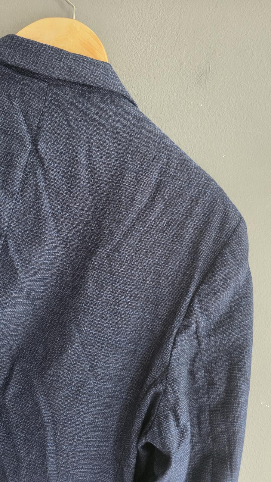 Hardy Amies Savile Row Navy Blue Wool Blazer Jacket Heddon Fit 38R Mens Smart image 8
