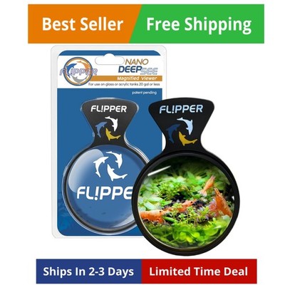 FLIPPER Nano 3  Magnetic Aquarium Viewer   Optical-Grade Magnifying Lens for ...