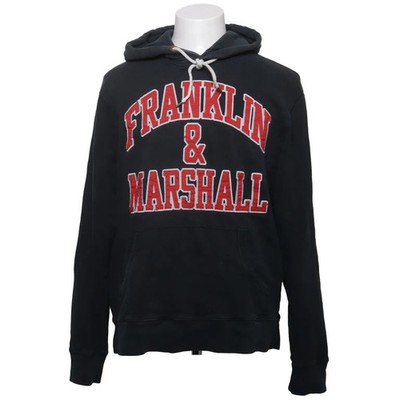 Franklin & Marshall, Kapuzenpullover, Größe: L, Grau, Print, Herren #Qia