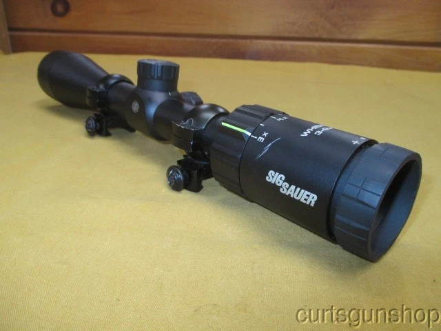 Sig Sauer Whisky3 3-9 x 40mm 1 Inch Rifle Scope with Rings - Image 3 of 4