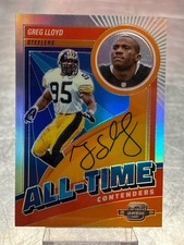 Greg Lloyd 2023 Optic Contenders Prizm All Time Auto/75 #ATC-GL (QUC025726)