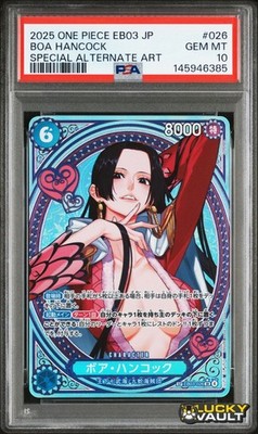 PSA 10 2025 One Piece EB03 Japanese Special Alternate Art #026 Boa