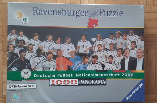Ravensburger Puzzle Deutsche Fußball Nationalmannschaft 2006 1000 Teile Panorama - Bild 1 von 2