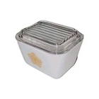 Vintage Pyrex Butterfly Gold 501B   1 - 1/2 Cup With Lid