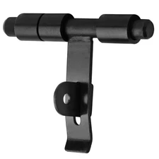 2 Pack 8 Weldable Slide Bolt Gate Latch, Heavy Duty Weld On, Metal Door, Steel