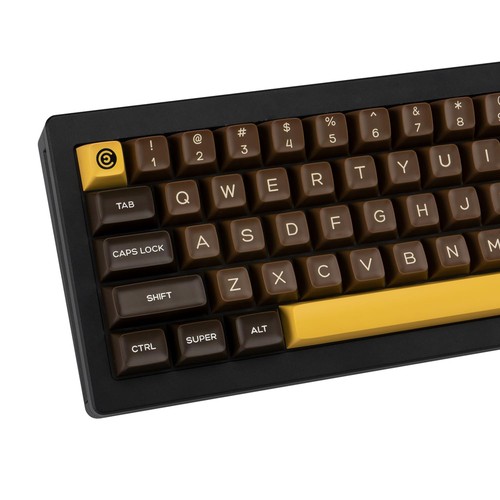 Tastiere retrò PBT 160 tasti colorante profilo Sub SA portachiavi tema cioccolato personalizzati - Foto 1 di 9