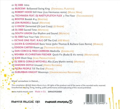 DJ 3000 - EKSPOZICIJA 09: THE DETROIT CONNECTION, PT. 2 NEW CD