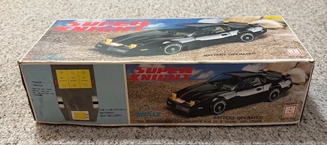 Vintage 1984 Hong Da Kitt Super Knight Rider Firebird 1/10 Scale Toy Car in Box - Image 3 of 4