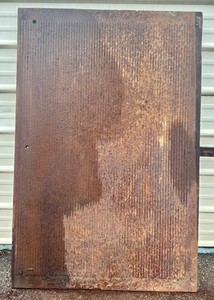 Cast Iron Upper Porch/Stairwell Tread w/ 3-Sided Overhang GA20578