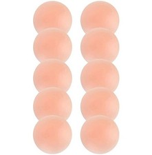 5 Pairs Silicone Nipple Covers Pasties Women Reusable Adhesive Round Bra Pads