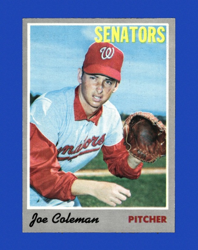 1970 Topps Set-Break #127 Joe Coleman NR-MINT *GMCARDS*