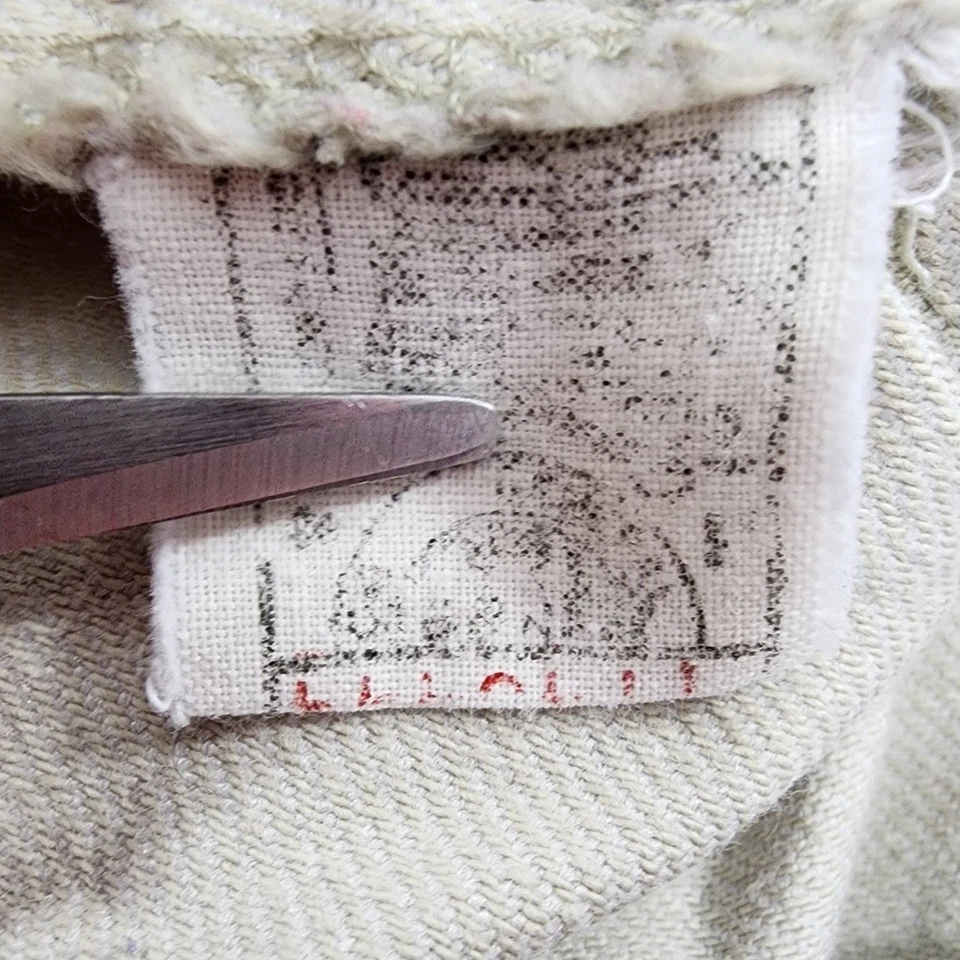 Pantalones Lee vintage años 60 para mujer 28 beige elástico frontera dama sarga tiro alto cremallera Foto 4 de 4