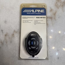 Alpine RUE-M1EX Marine Head Unit Remote Control Black Waterproof Floats NEW