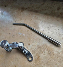 Duesenberg Tremolo/Vibrato Arm (Whammy Bar) mit Br&uuml;ckenteil, Silber