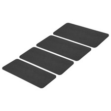 12'' 5'' Felt Bag Base Shaper, 4pcs Bag Bottom Organizer Rectangle, Black