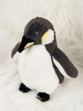 8in Realistic Emperor Penguin Plush Toy Soft Fluffy Stuffed Animal Cute Gift