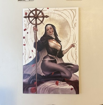 MARIAN HERETIC # 1 JUSTINE FLORENTINO NYCC EXCLUSIVE VIRGIN VARIANT NM/Mint