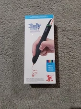 3Doodler 3D Printing Pen - Black (Kit with Refill Filaments, Stencil Book and...