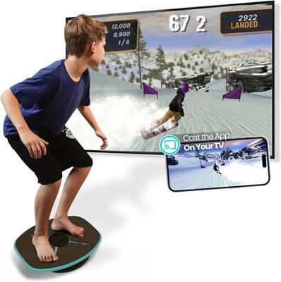 Gobalance Board - App-Enabled Balance Board. Smart Bluetooth Sensor, 12 FREE Int