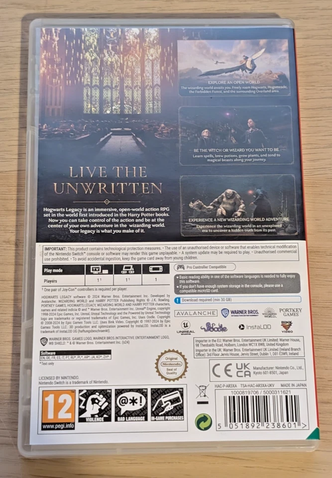 Hogwarts Legacy Deluxe Edition Nintendo Switch, photo 2 of 5
