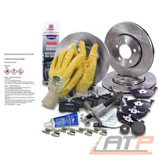 BREMSSCHEIBEN +BREMSBELÄGE BREMSKLÖTZE ZUBEHÖR VORNE+HINTEN FÜR SEAT TOLEDO 2 1M