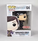 Funko Pop Games Dishonored 2 UNMASKED EMILY #124 Target Exclusive 2016 NIB