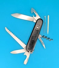 Victorinox Camper Black Swiss Army Knife Multi Tool! * HERO LINES ONLY*