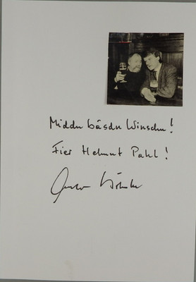 Autogramm deutscher Kabarettist Gunter Böhnke (122297)