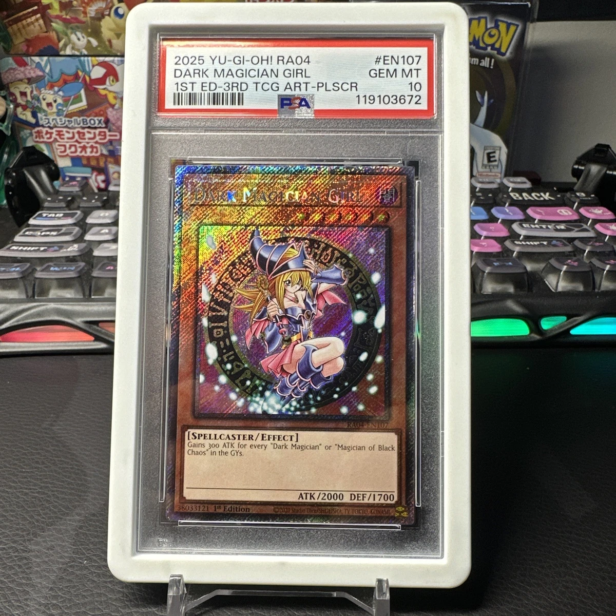 Dark Magician Girl Yu-Gi-Oh! TCG Professional Sports Authenticator