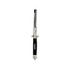 Suavecito Switchblade Comb Black/Silver Pocket Comb