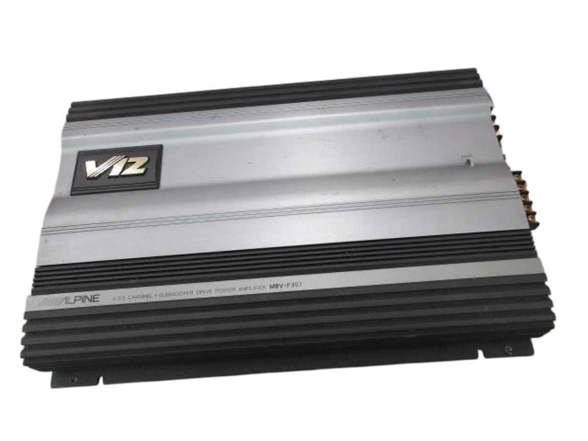 ALPINE MRV-F357 パワーアンプ Alpine MRV-F357 5 Channel Car Amplifier 30W x4 100W Subwoofer