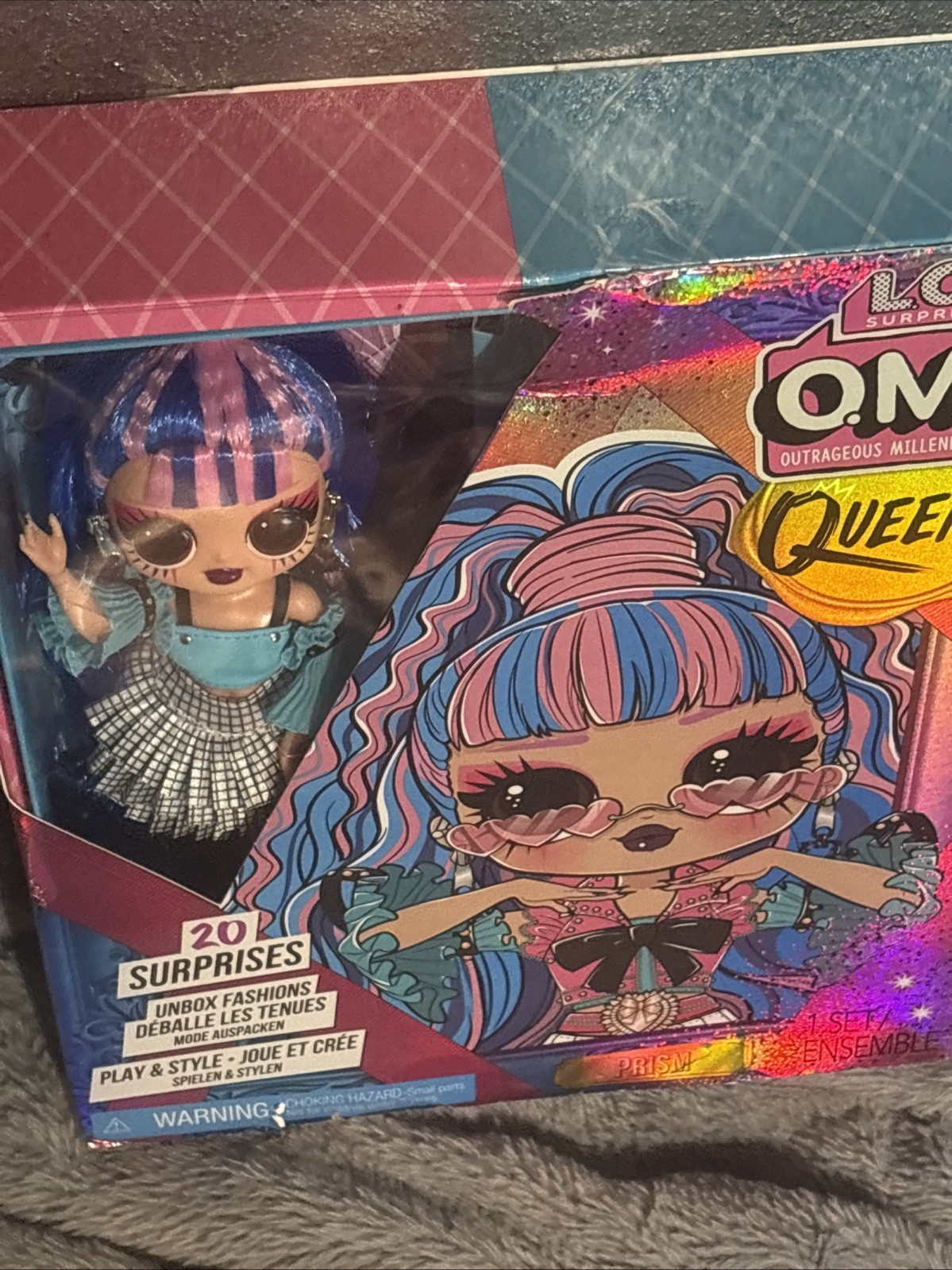 Детская кукла L.O.L. Surprise OMG Queens Prism Fashion Doll 20 Surprises — фото 4