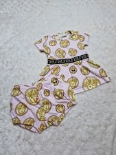 VERSACE BABY GIRL DRESS & BLOOMER SET 3/6mth