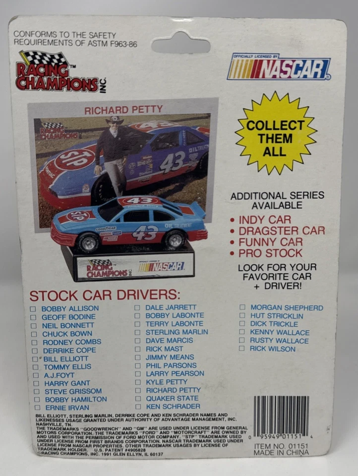 1992 Racing Champions Chevy Lumina #25 Ken Schrader Racing Team 1/64 Diecast - Image 2 of 2