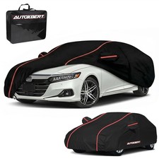 Heavy Duty Outdoor Car Cover 100 Waterproof Dust Uv Protection For Honda Accord