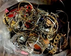 Bulk Lot Of Costume Jewelry Scraps Broken Crafts 15 Pounds Vintage To Modern Mix