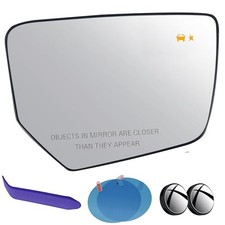 EAP Passenger Side Mirror Glass Compatible with Passenger - Heated Blind Spot